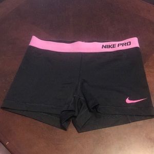Nike pro shorts, size M